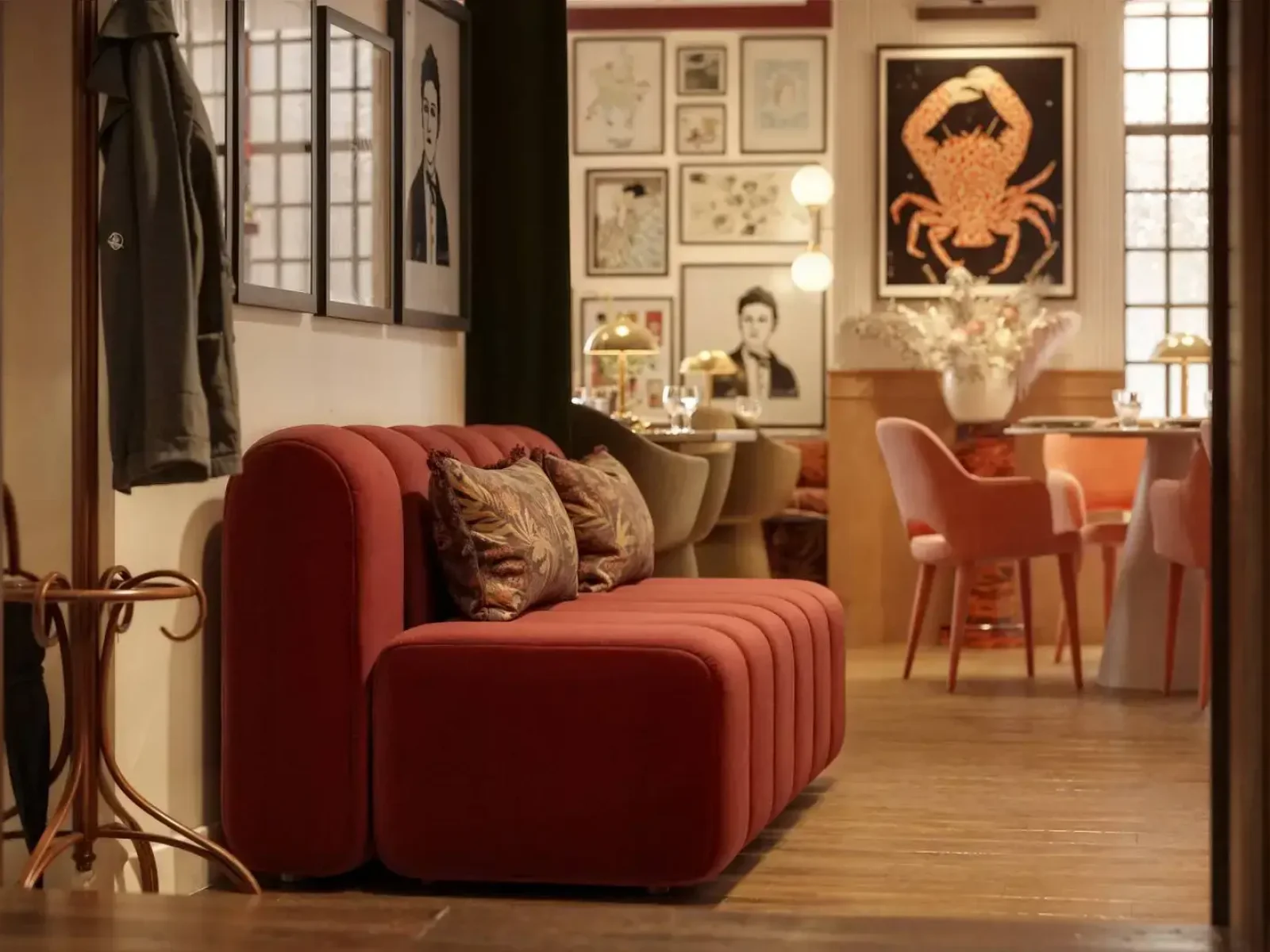 Stylish interior with modern furnishings.